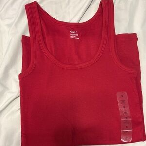 GAP Women's Bold Red Tank Top
